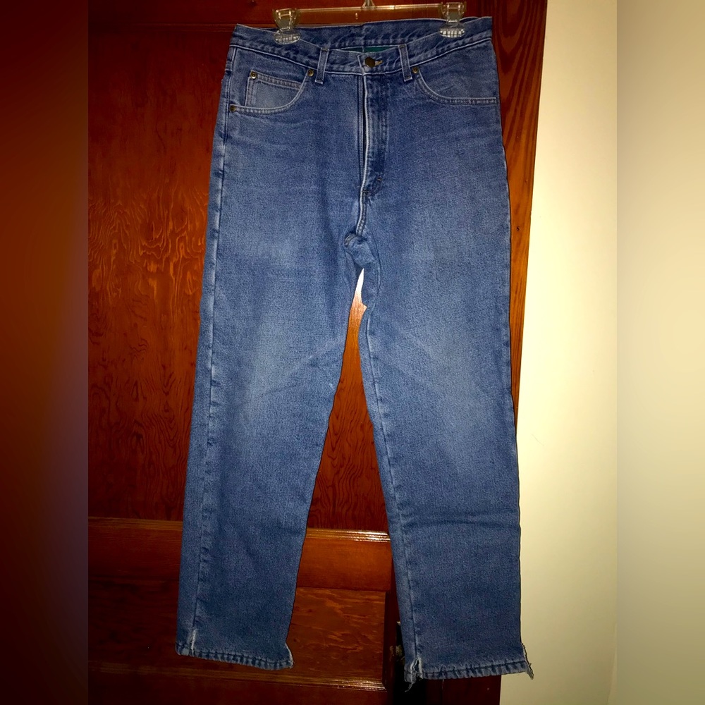 Fleece lined jeans